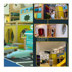 Équipement de terrain de jeu intérieur sur le thème de <span class=keywords><strong>la</strong></span> forêt naturelle personnalisé avec fosse à balles et toboggan pour enfants, aire de jeux intérieure, espace de jeu de rôle - Product Image 6