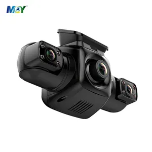 1080P 720P 3 lenti Car Dash Cam anteriore e cabina Dvr videoregistratore di guida telecamera di sicurezza Monitor Car Black Box DashCam Camera