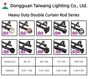 Barra de Cortina OEM ODM de 28 mm, Acero para Cafetería, Ajustable, Juego de Metal Dorado Brillante con Efecto Craquelado, Juego Doble Dorado para Ventana, Diseño DIY, Barra Específica - Product Image 4