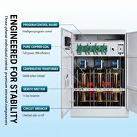 Régulateur de tension automatique triphasé compensé SBW F250KVA 380V 415V CA, stabilisateur industriel AVR pour équipement minier