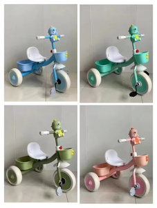 Nouveau modèle <span class=keywords><strong>de</strong></span> tricycle à pédales durable pour enfants <span class=keywords><strong>de</strong></span> 2 à 6 ans, cadre en acier à haute teneur en carbone avec matériau plastique pour les garçons et les filles - Product Image 4