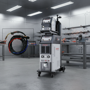 Machine à souder MIG industrielle 500DP Amp, acier inoxydable, double impulsion, 380V, avec alimentation en fil - Product Image 1