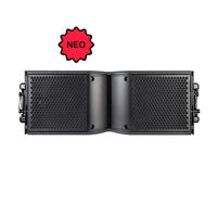Enceinte Line Array active DSP 700W en contreplaqué LA-K3208 pour concerts, festivals et événements en extérieur