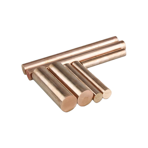 Nhà Máy Cung Cấp Độ Tinh Khiết 99.99% Thanh Đồng C18150 10Mm Đồng Thanh Tròn <span class=keywords><strong>Cucrzr</strong></span> Chất Liệu - Product Image 1