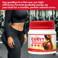 Poudre de prise de poids OEM Curvy - Favorise des hanches plus pulpeuses et des muscles plus forts, formule naturelle pour le remodelage corporel, riche en protéines 301g