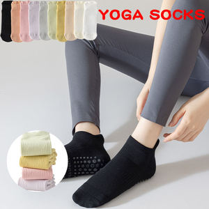 Bulk <b>Socks</b> Yoga <b>Socks</b> Women <b>Grip</b> <b>Socks</b> Non Slip Pilates <b>Socks</b> Ankle Custom Logo Low Cut Cotton Spandex Polyester - Product Image 1
