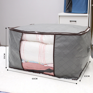 Durable Dustproof Zipper Closure Organizer With Handle Large Capacity Folding Under <b>Bed</b> Quilt Blanket Home Clothes Storage <b>Bag</b> - Product Image 2