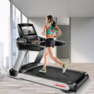 Treadmill Olahraga Profesional Kebugaran, Peralatan Gym Mesin Lari Treadmill Gym Olahraga Kardio