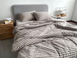 100% cotone 4pcs Lavorato A Maglia Set di Biancheria Da Letto A Maglia Letto Gruppo di fogli - Product Image 2