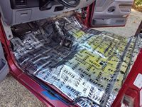 Mat de Réduction du Bruit Automobile 80 Mil (2mm) 36 Pieds Carrés - Isolation Phonique et Matériel d'Amortissement des Vibrations en Butyle