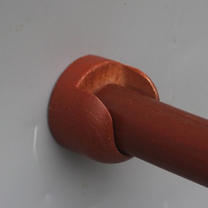 Material <span class=keywords><strong>de</strong></span> madera sin terminar, accesorio <span class=keywords><strong>de</strong></span> pared para cortina, sin pintura, 28MM - Product Image 3