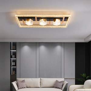 New Style Creative Rectangle Shape <b>Ceiling</b> <b>Lights</b> Living Room Smart <b>Square</b> Crystal <b>Led</b> <b>Ceiling</b> <b>Light</b> - Product Image 4