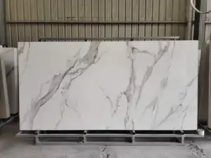 1600x3200mm Polished Glazed 3-6-9mm Thin Sintered Marble Look Big Porcelain Slabs Large Size Wall And Floor Tiles