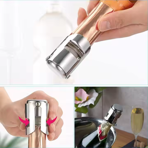 <span class=keywords><strong>Bouchon</strong></span> de bouteille de <span class=keywords><strong>champagne</strong></span> <span class=keywords><strong>personnalisé</strong></span> en métal 1.41*2.24 pouces or rose argent noir or vin mousseux pour bar fête <span class=keywords><strong>mariage</strong></span> - Product Image 6