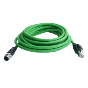 Câble Réseau Blindé A/D à Cœur en Cuivre Quadri-cœur, Catégorie 6E Gigabit, Double Connecteur M12 RJ45, IP67, pour Ordinateur - Vente Flash - Product Image 6