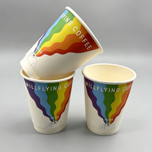 Gobelets en papier enduits de PE, étanches et anti-fuite, taille et logo personnalisés, pour boissons chaudes et froides, vente en gros, directement de l'usine - Product Image 3