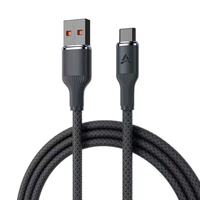 Câble de données Type-C à charge rapide 120W 6A avec conducteur en cuivre pur, tressé en nylon, pour ordinateur, voiture et écouteurs