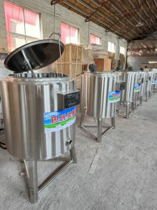 GD Cuve de pasteurisation, refroidissement, stérilisation et fermentation entièrement automatique avec pompe, en acier inoxydable de qualité alimentaire, haute productivité - Product Image 5