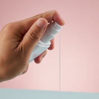 Flacon de crème solaire vide en PET écologique de 30 ml, calibre 20, entièrement plat, compressible, portable, rechargeable, pour lotion solaire