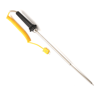 Capteur de température à thermocouple RTD à pointe rétrécie de type PT100/K avec poignée