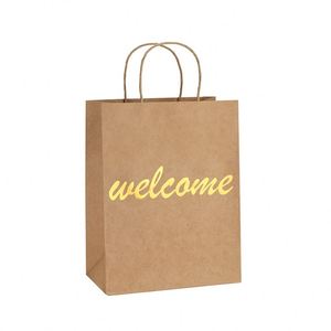 Bolsa de Papel Kraft con Logotipo Personalizado e Asa de Cuerda para Café y Comida para Llevar, Ideal para Promociones - Product Image 4