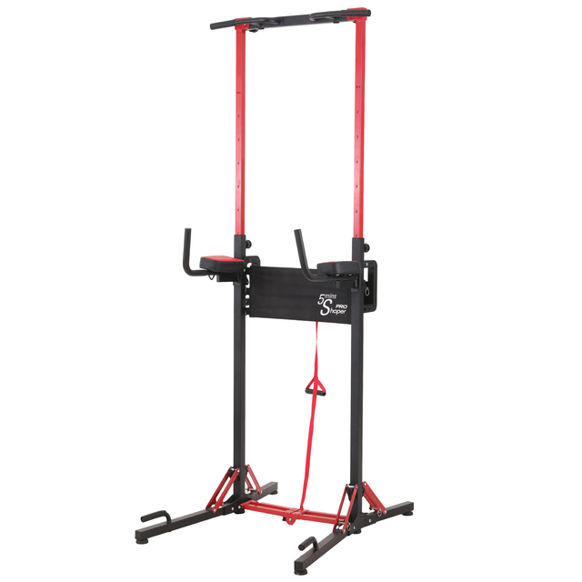 Chin-up Tower Fitness Workout Dipping Station Push up Bar Multi Functional Power Tower