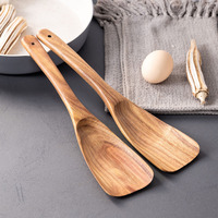 Cuillère-spatule en bois multifonctionnelle pour la cuisine, ustensile durable pour mélanger, servir et racler