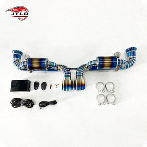 Système d'échappement en titane avec commande de dépression et embouts d'échappement pour 991 - Amélioration de performance Catback haute performance pour la course - Product Image 1