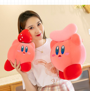Nueva fresa Chef amor estrella <span class=keywords><strong>Kirby</strong></span> muñeco de peluche <span class=keywords><strong>Kirby</strong></span> almohada lindo Animal relleno muñeca dibujos animados suave cojín muñeca para chico - Product Image 6