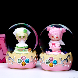 <span class=keywords><strong>Jouet</strong></span> en PVC Lumineux Princesse de Dessin Animé, Boîte Mystère Boule de Cristal Inspirée de La Reine des Neiges, Cadeau d'Anniversaire Tendance Unisexe avec Animaux, Échelle 1/12 - Product Image 3