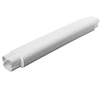 75*65mm/3 "jusqu'à 3 hp conduit Flexible professionnel décoratif câble goulotte Lineset couverture climatiseur conduit