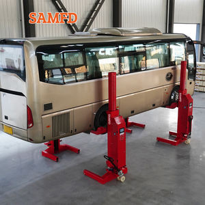 SAMFD Hydraulic Heavy Duty <span class=keywords><strong>Four</strong></span> Post Mobile Column Lift untuk Truk Kendaraan Komersial Kapasitas Angkat 7500kg Tinggi Angkat 1500mm - Product Image 5
