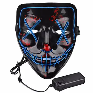 小丑动物脸恐怖派对El面具可怕的领头万圣节面具