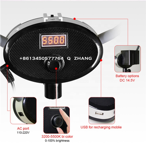 Yeux Maquilleur 96w 9600lm Vidéo Quatre Bras Lumière <span class=keywords><strong>FX</strong></span>-800II avec Support/Sac Bi Couleur Dimmable Selfie Lampe <span class=keywords><strong>Maquillage</strong></span> Lumière 95RA - Product Image 4