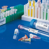 Verre résistant d'équipement cryogénique de stockage d'azote ultra-bas pour les labels pharmaceutiques de vinyle de recherche