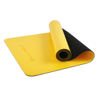 Tapis de yoga professionnel écologique avec sangle de transport personnalisé OEM naturel écologique Pilates et tapis de coussin de yoga en caoutchouc PU