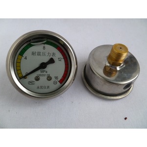 Analog Pressure <b>Gauge</b> 0-16 Mpa Shock Resistant For Cleaning Machine External <b>Thread</b> Connection - Product Image 5