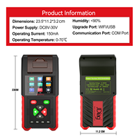 Lector de Códigos de Motocicleta Portátil M200 Pro Versión Estándar, Probador de Batería de 12V, Herramienta de Diagnóstico con Pantalla LCD OBD