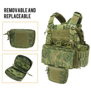 Chaleco Táctico de Camuflaje ARTEX, Chaleco Modular con Correas Desmontables y Sistema de Cinturón con Bolsa para Cargadores - Product Image 5