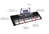 Top Picks for You MK-2115 Professional Piano Keyboard Electric Organ Synthesizer with Teaching Functions for Home Use