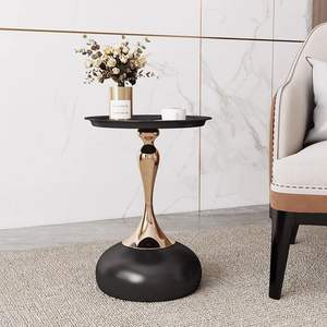 軽量取り外し可能、モダンなホワイトメタルサイドテーブル多目的コーヒーテーブルリビングルームダイニングホール寝室家庭用家具 - Product Image 6