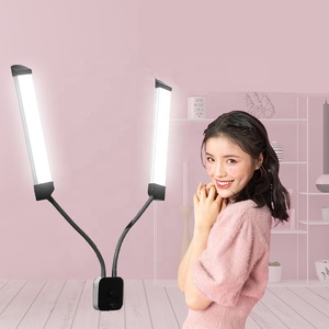 <span class=keywords><strong>2024</strong></span> La última luz llena de doble brazo de 60W 3000-6000K con soporte de trípode Luz de foto de luz de video LED para estudio de teléfono en vivo - Product Image 3