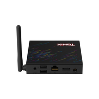 Tanix TX68 Smart TV Box Android 12 4K HDR AV1 2.4G/5GHz WiFi Quad Core 16GB RAM Antena Externa Ethernet
