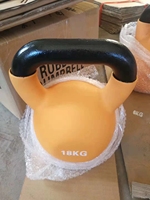Kettlebell de fitness professionnel réglable en fonte colorée avec revêtement vinyle HL0002-27