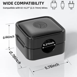 Wik-Ms, лидер продаж, 2024 Настольный держатель для кабелей <span class=keywords><strong>Android</strong></span>, Аксессуары для мобильных телефонов, магнитные кабельные зажимы, органайзер для шнура - Product Image 3