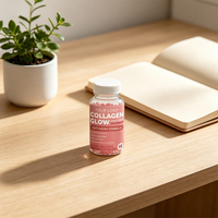 Complément Anti-Âge Glutathion Collagène Bonbons Gommeux Éclat Peptides Saveur Fraise Formule Unique Soin de la Peau Immunité Adulte