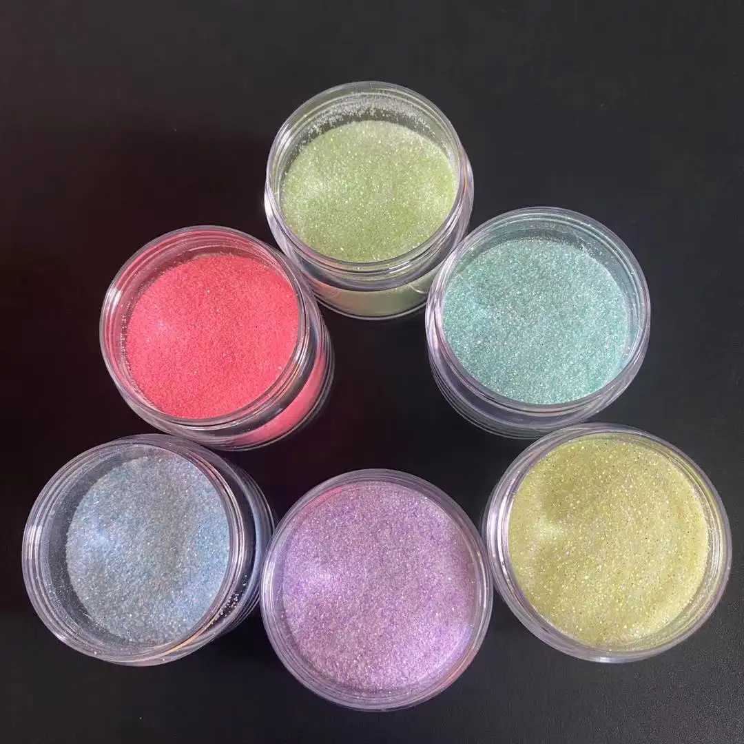 Pigment de maquillage en vrac, brillant à lèvres ultra fin, couleur néon, scintillant dans l'obscurité, vente en gros, 1 pièce