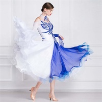 B-18417 Offre Spéciale Concurrence Salle De Bal Robe Personnalisé Américain De Haute Qualité Lisse Salle De Bal Concurrence Robe Pour Adultes