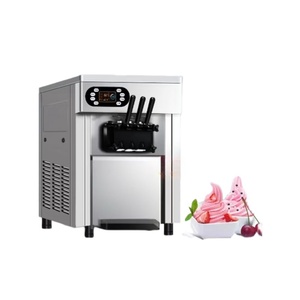 Commercial Stainless Steel Soft <b>Ice</b>-<b>Cream</b> Maker <b>Machine</b> Tabletop Restaurant Use for Fruit Production <b>Ice</b> Maker <b>Machine</b> - Product Image 1