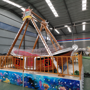 Petit parc d'attractions mobile monté sur remorque, manèges <span class=keywords><strong>de</strong></span> bateaux pirates - Product Image 2